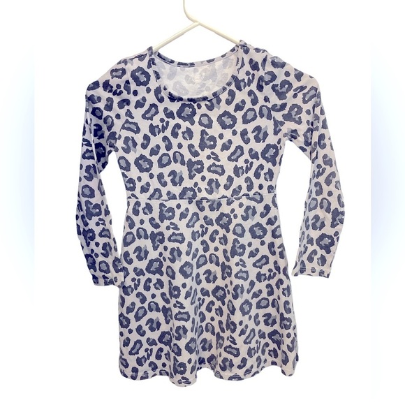 Wonder Nation girl cheetah print dress size 7/8 - Picture 1 of 4